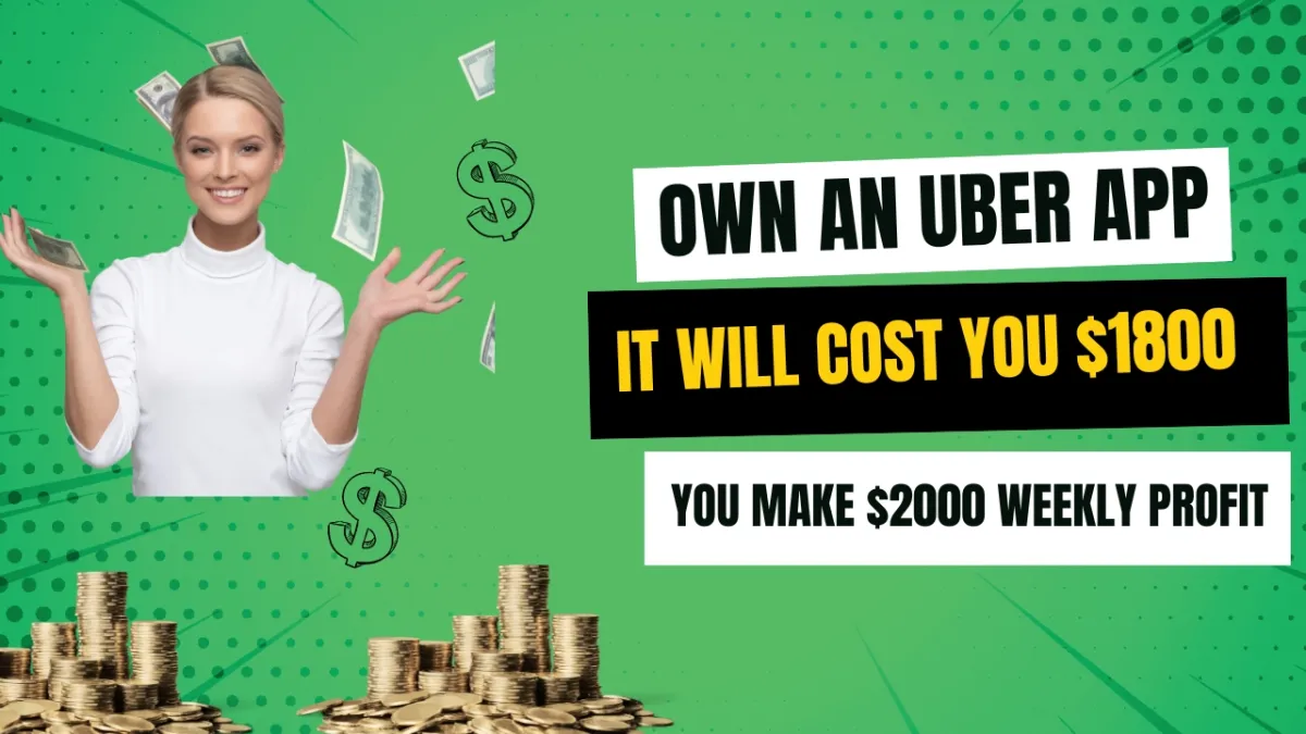 i will Create An Uber or Delivery App That makes $5000 Monthly Profit