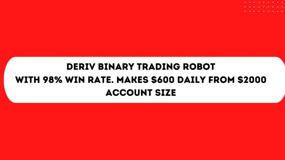 i will provide you with MT5 Trading Robot for Deriv Broker Volatility ea Binary bot