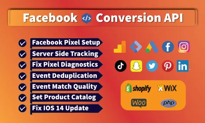 fix and setup facebook pixel conversion API, ga4 server side tracking by GTM