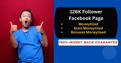 Facebook Page with 126k Follower Fully Qualified for Moneytization $2200